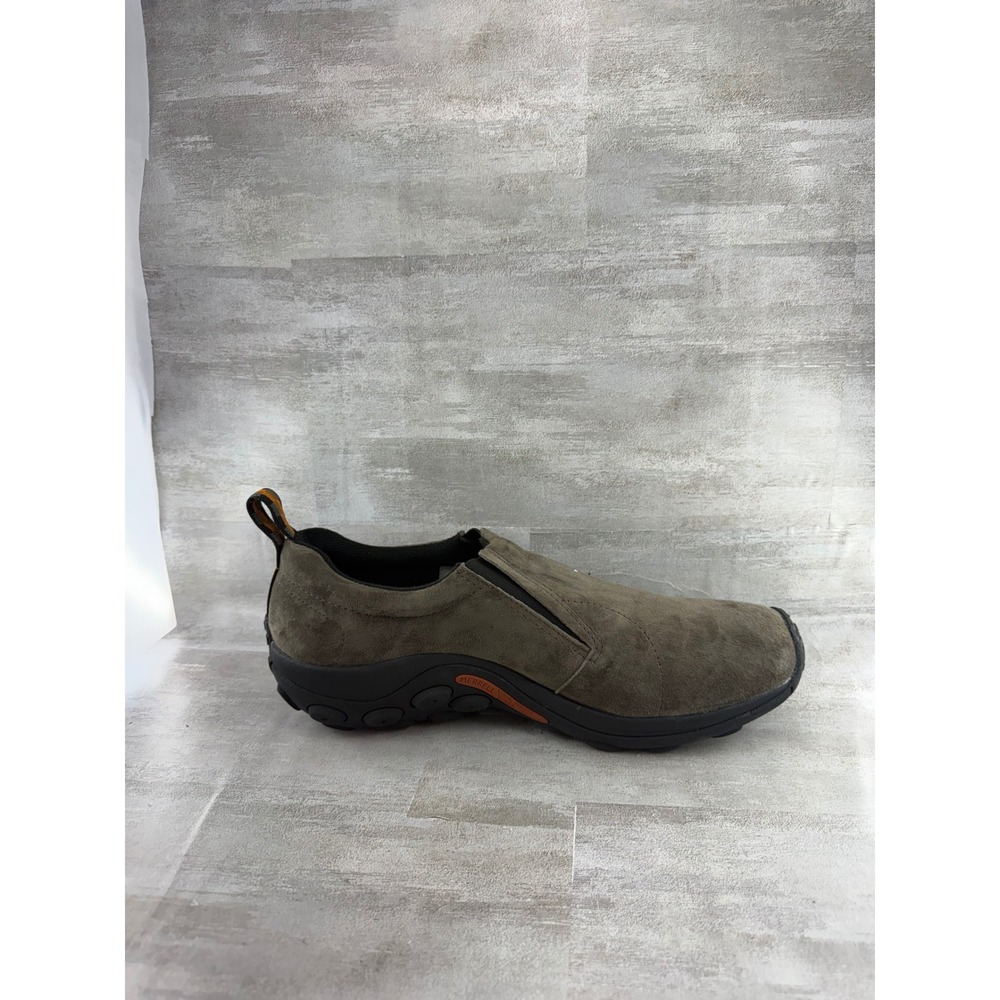 Merrell Men Jungle Moc Gunsmoke Suede Slip On Shoes J60787 Size 13 - Picture 10 of 11